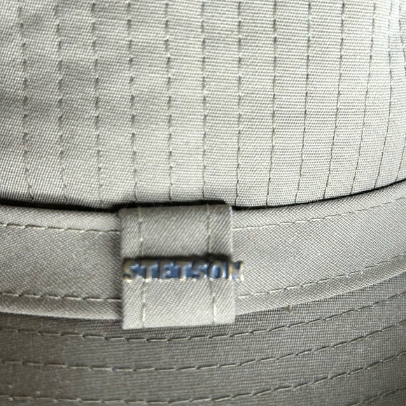 Stetson Equalizer Hat Fedora Mens Sz M British Tan - Picture 5 of 7